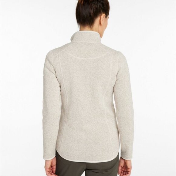 Women's L.L.Bean Sweater Fleece Full-Zip Jacket - Picture 2 of 4